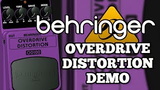 Video thumbnail for Behringer - OD300 Overdrive Distortion - Demo by Ryan Lutton