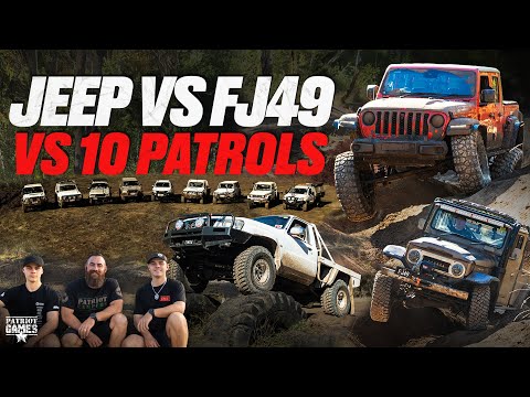 JEEP VS FJ49 VS PATROL - Jeep Gladiator Build Episode 3