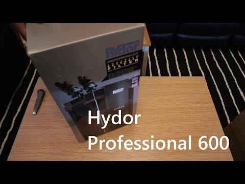 Hydor Professional 600 Canister filter un-boxing and setting up