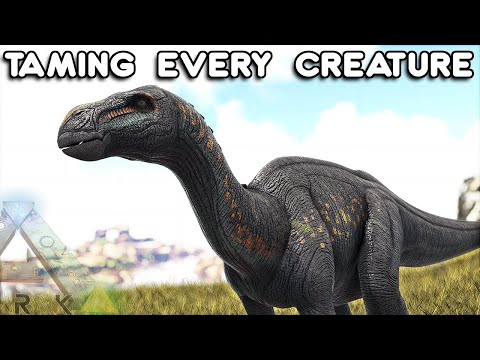 THE IGUANODON, BEST BEGINNER TAME | TAMING EVERY CREATURE | ARK SURVIVAL EVOLVED EP51