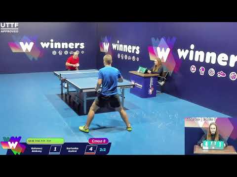 Golomoz Aleksey - Kurtenko Andrei. WINners CUP Table Tennis 8 04.12.2020 16:15