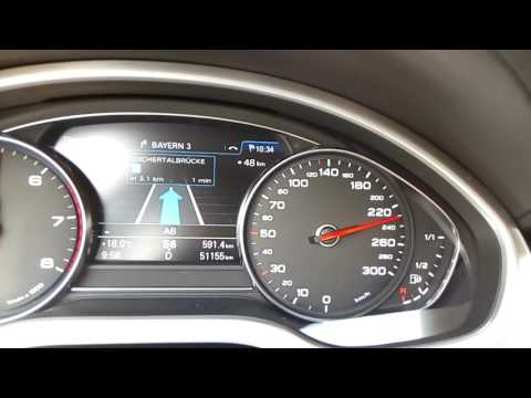 Aceleration Audi A8 L W12  - Autobahn A6 Germany