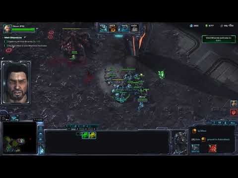 StarCraft II Coop: Nova P1 Bio solo on Rift of Korhal