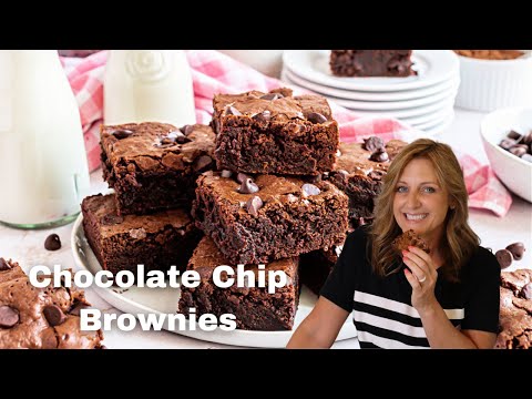 The BEST Chocolate Chip Brownies Recipe