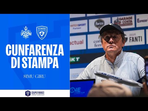 US Saint-Malo - SC Bastia: Press conference by Réginald Ray