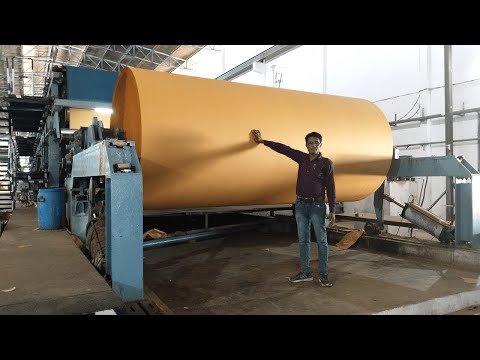 Giant Craft Paper Manufacturing Factory - Inside Latin Paper Industry