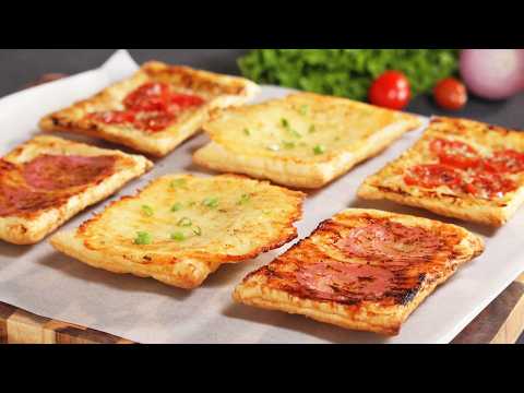 Puff Pastry Upside Down Tart | 3 Savory Flavors You Must Try! | How Tasty Channel
