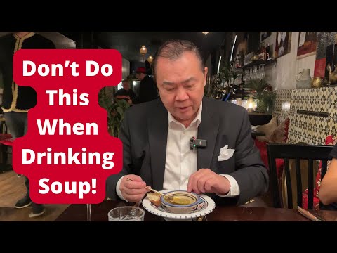 Soup Etiquette and Trying Harira Moroccan Soup | APWASI | Dinner Etiquette | Dr. Clinton Lee