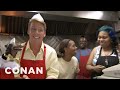 Jack McBrayer & Triumph Visit Chicago's Weiner's Circle | CONAN on TBS