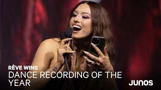 Rêve wins Dance Recording of the Year | 2023 JUNO Opening Night Awards
