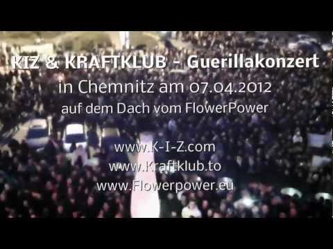 KIZ & KRAFTKLUB - Guerillakonzert Chemnitz 06.04.2012