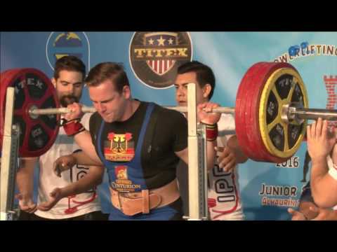 Junior Men, 105 to 120+ kg - European Junior and Sub-Junior Powerlifting Championships 2016