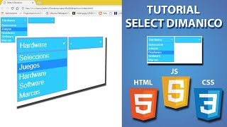 select dinamico javascript - HTML