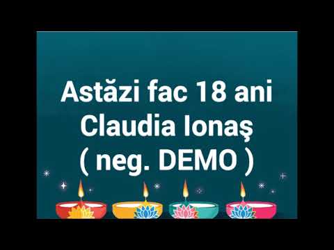 Astazi fac 18 ani - negativ DEMO
