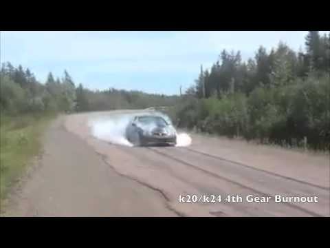 902 PRODUCTIONS k20 k24 Ek Civic Hatchback 4th Gear Burnout