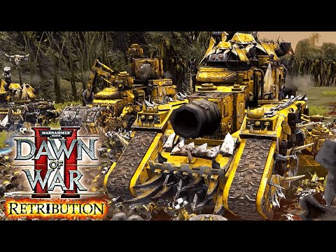 Orks & Mega Heavy Tanks vs Imperial Guard - Astartes Mod | Warhammer 40K: Dawn of War 2: Retribution