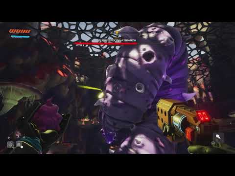 Journey To The Savage Planet - Festering Overhang: Floopsnoot Matriarch Bossfight Gameplay (2020)