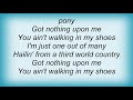 Shaggy - Walking In My Shoes Lyrics