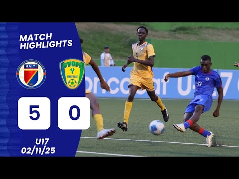 Haiti vs Saint Vincent Concacaf u17 qualifications Round