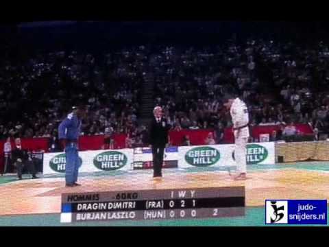 Judo 2010 Grand Slam Paris: Dimitri Dragin (FRA) - Laszlo Burjan (HUN) [-60kg]