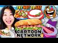 Try Not to Eat - Cartoon Network Food! | People vs Food