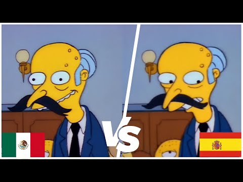 The Simpsons Latin American Spanish Dub vs Castilian Spanish Dub
