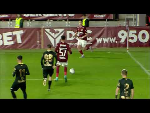 GOOOL! Rapid - Gaz Metan  7-0. Dandea înscrie cu o lovitură de cap