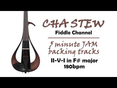 2-5-1 (II-V-I) F# major 180bpm :: FIVE MINUTE JAM Gypsy Jazz Backing Track