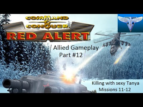 Red Alert 1 Allied Gameplay Walkthrough - Killing With Sexy Tanya - Missions 11 And 12 Part #12