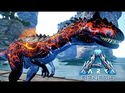 Max Level X-Allosaurus Taming, Breeding & Mutations! Ark Survival Evolved Geneses E7