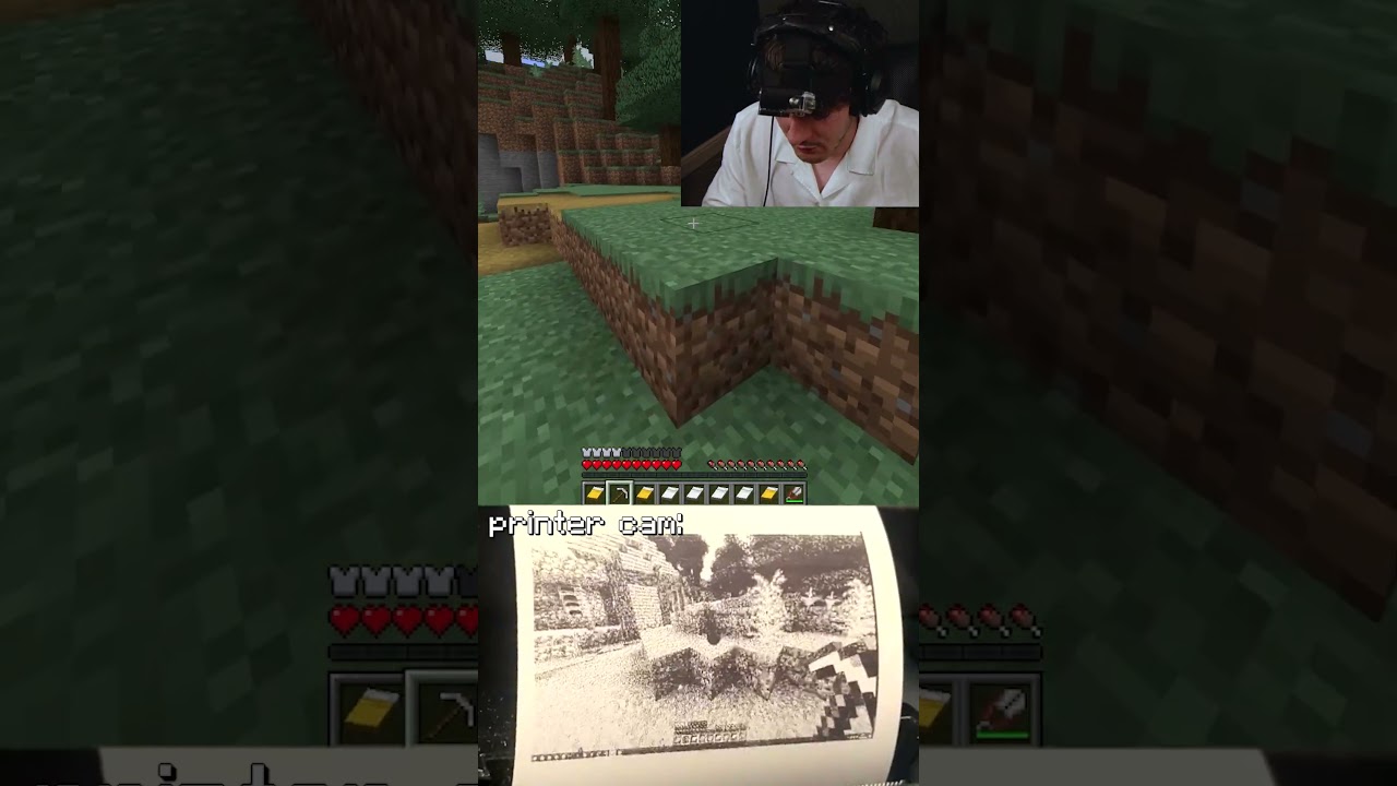 playing Minecraft on a printer... #gaming #gamingclips #minecraft #funny - YouTube