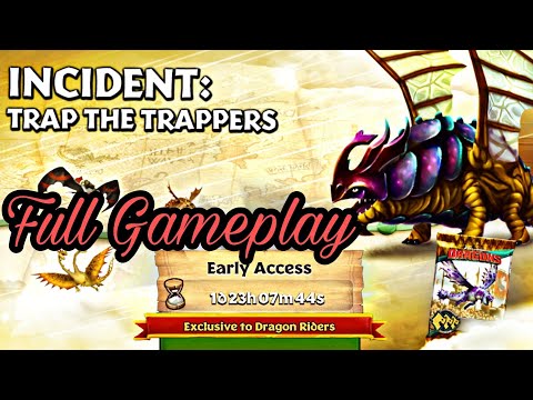 INCIDENT: TRAP THE TRAPPERS FULL GAMEPLAY - NEW GAUNTLET EVENT - Dragons: Rise of Berk