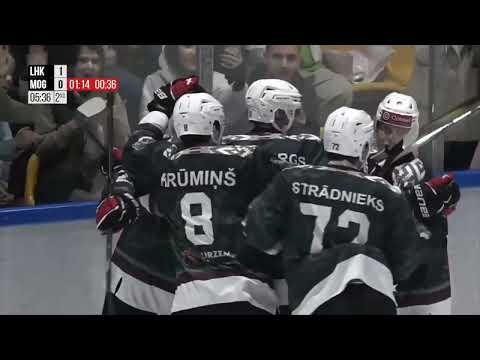 Optibet Hokeja līga. Liepājas hokeja komanda - HK Mogo/RUS. Spēles labākie momenti. (17.09.2025.)