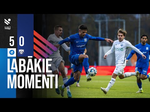34. kārta: FC RFS 5:0 FK Grobiņa (Labākie momenti)