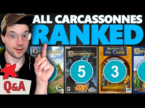 All Carcassonnes Ranked - Your Board Game Questions, Answered! - YouTube