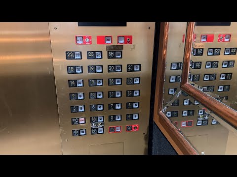 Otis Elevonic 411M (Fmr. 1964 Otis Autotronic) Traction Elevators at Binion’s Gambling Hall & Hotel