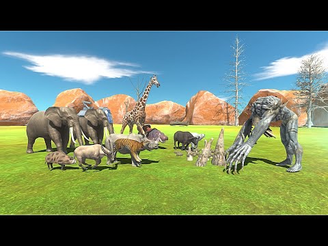 MODERN MAMMALS VS EVERY BOSS - Animal Revolt Battle simulator