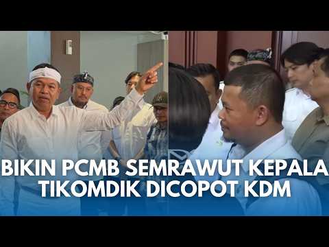 KDM TINDAK TEGAS! Copot Kepala Tikomdik Disdik Jabar Buntut Sengkarut PCMB 2026