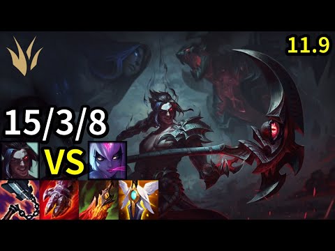 Kayn Jungle vs Evelynn - KR Master | Patch 11.9