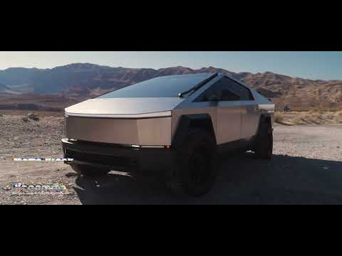 New Arroyo Tamarock RT Red Sidewall Tire on Cybertruck + Lock Off-Road Wheels