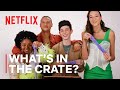 What’s in the Crate?! Challenge w/ Tall Girl 2 Cast | Netflix After School