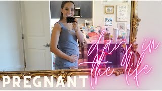 DAY IN THE LIFE OF A PREGNANT STAY AT HOME MOM 🤰🏽💕