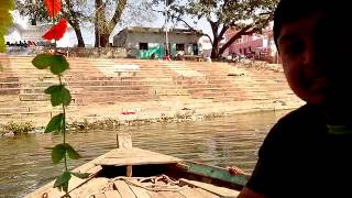 Boat Trip Ramghat Mandakini River Chitrakoot Madhya Pradesh India Yr 2013 #askdushyant