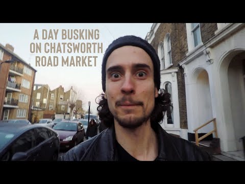 LONDON BUSKER | Victor Marichal | A day busking on Chatsworth market