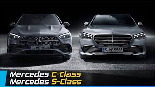 The new Mercedes C-Class Vs Mercedes S-Class | Design & Dimensions Comparison