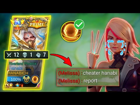 MELISSA SAID I'M A CHEATER!! HANABI BEST BUILD 2023 🔥 | MOBILE LEGENDS | HANABIISH