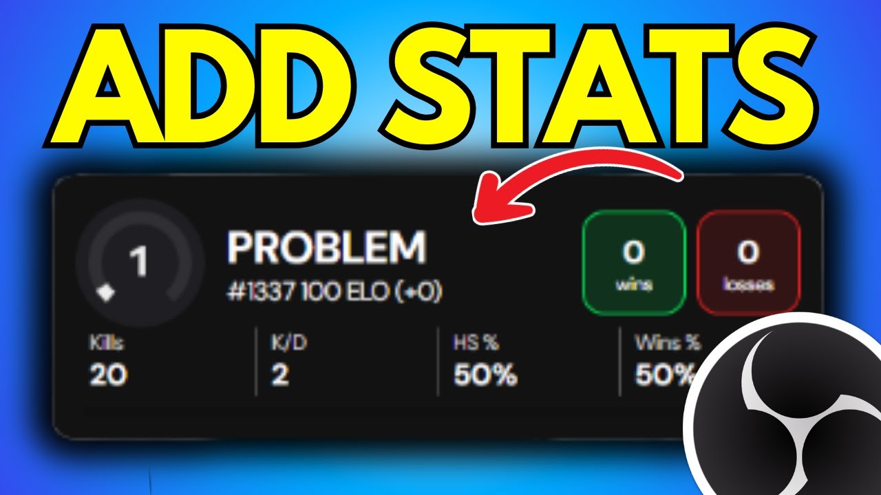 How To Add Faceit Stats on OBS or Streamlabs