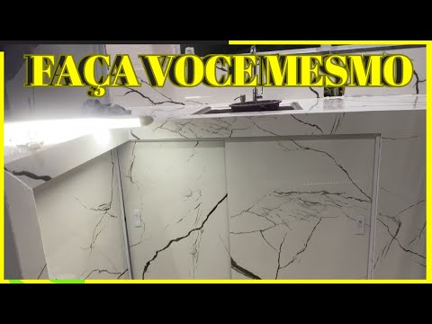 fechamento de pia em porcelanato