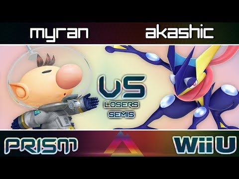 PRISM 136 -  Myran (Olimar) vs. Akashic (Greninja) - Losers Semis - Smash Wii U
