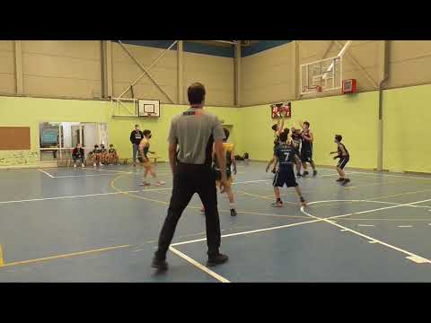 UB Villalba vs Distrito Olimpico (30-01-22). Baloncesto. Infantil bronce. Liga Madrid.